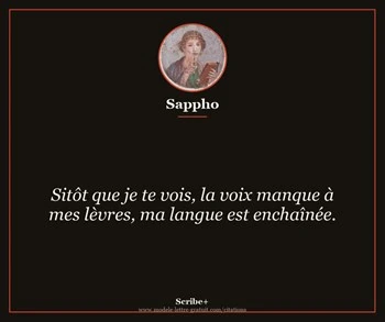 Citation de Sappho
