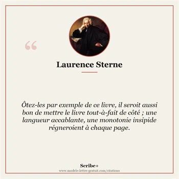 Citation Laurence Sterne