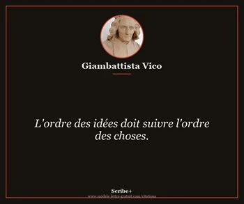 Citation de Giambattista Vico