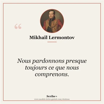 Citation Mikhaïl Lermontov