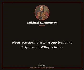 Citation de Mikhaïl Lermontov