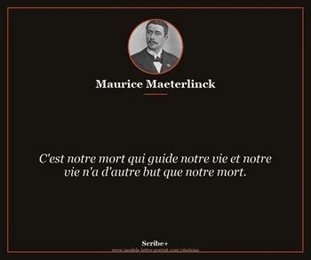 Citation de Maurice Maeterlinck