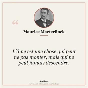 Citation Maurice Maeterlinck