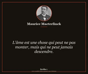 Citation de Maurice Maeterlinck