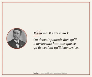 Citations Maurice Maeterlinck