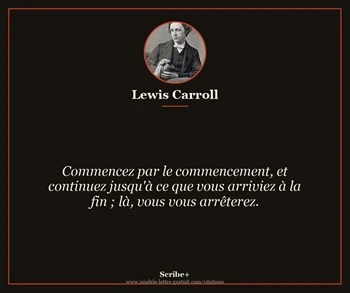 Citation de Lewis Carroll