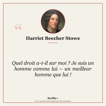 Citation Harriet Beecher Stowe