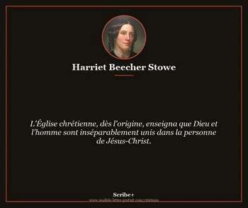 Citation de Harriet Beecher Stowe