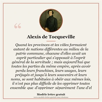 Citation Alexis de Tocqueville