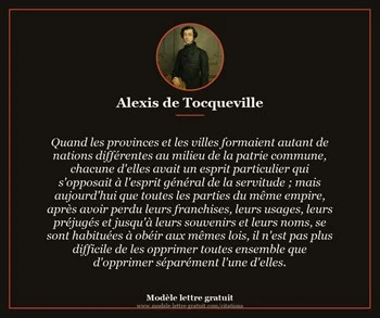 Citation de Alexis de Tocqueville