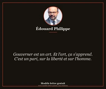 Citation de Édouard Philippe
