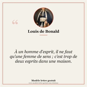 Citation Louis de Bonald