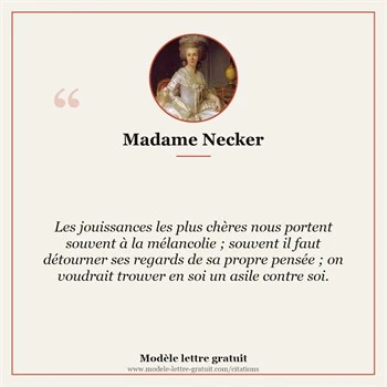 Citation Madame Necker