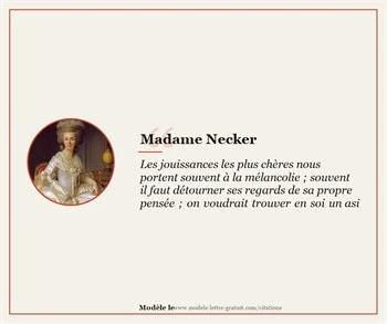 Citations Madame Necker
