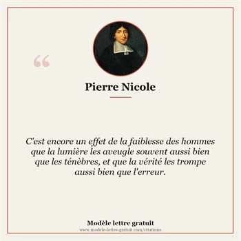 Citation Pierre Nicole