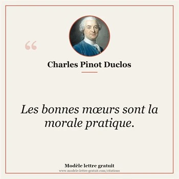 Citation Charles Pinot Duclos
