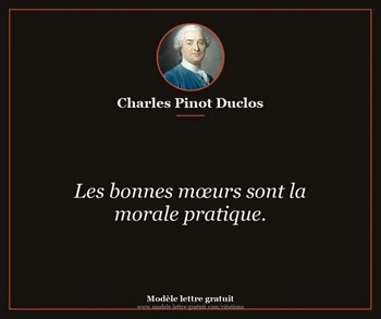 Citation de Charles Pinot Duclos