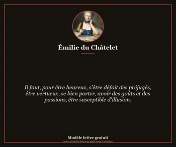 Citation de Émilie du Châtelet