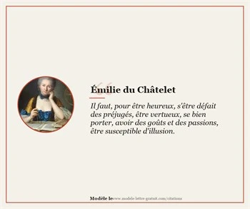 Citations Émilie du Châtelet
