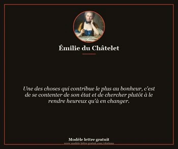 Citation de Émilie du Châtelet