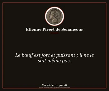 Citation de Étienne Pivert de Senancour