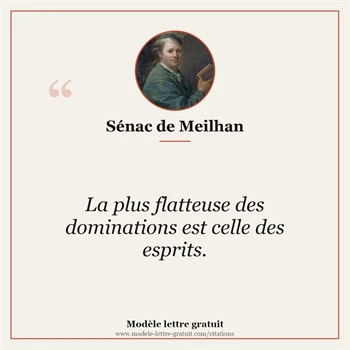 Citation Sénac de Meilhan