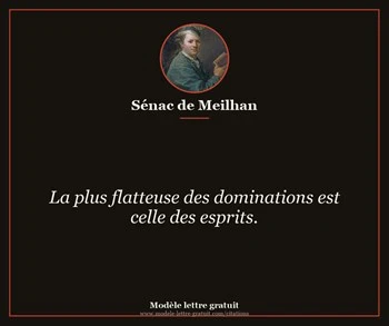 Citation de Sénac de Meilhan