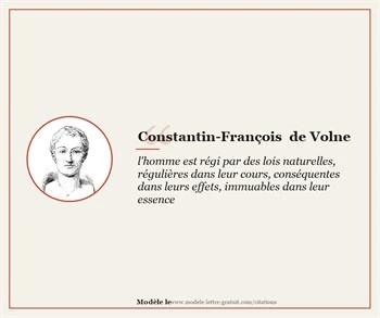 Citations Constantin-François de Volney
