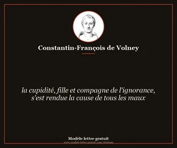 Citation de Constantin-François de Volney
