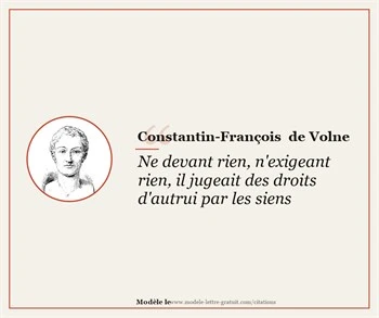 Citations Constantin-François de Volney