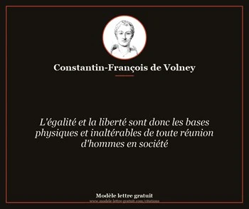 Citation de Constantin-François de Volney