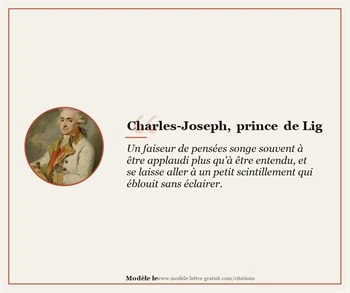 Citations Charles-Joseph, prince de Ligne