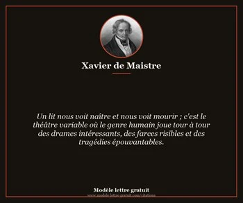 Citation de Xavier de Maistre