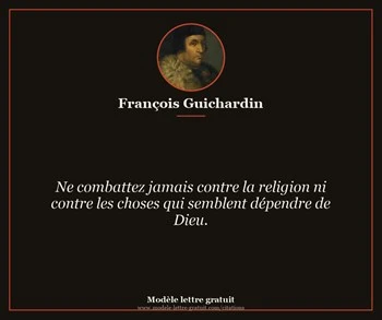 Citation de François Guichardin