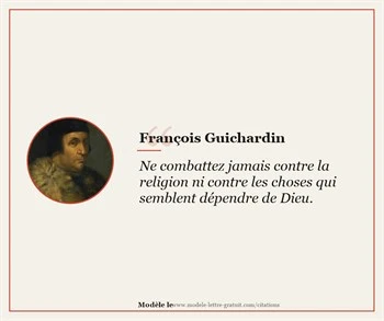 Citations François Guichardin