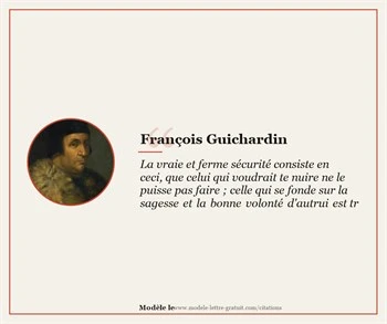 Citations François Guichardin