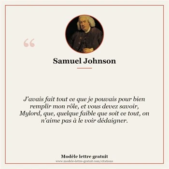 Citation Samuel Johnson