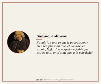 Citations Samuel Johnson