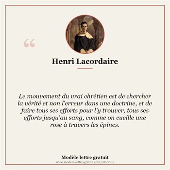 Citation Henri Lacordaire