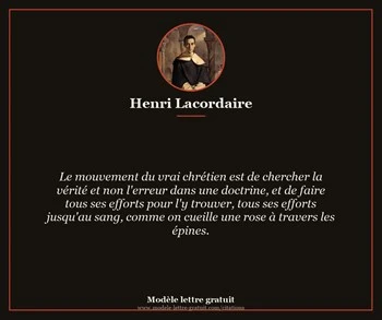 Citation de Henri Lacordaire