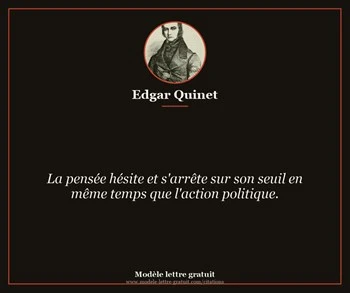 Citation de Edgar Quinet