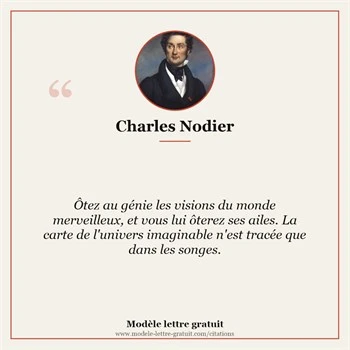 Citation Charles Nodier