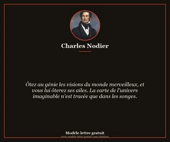 Citation de Charles Nodier