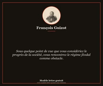 Citation de François Guizot