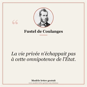 Citation Fustel de Coulanges