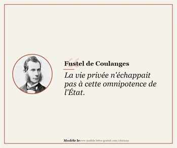 Citations Fustel de Coulanges
