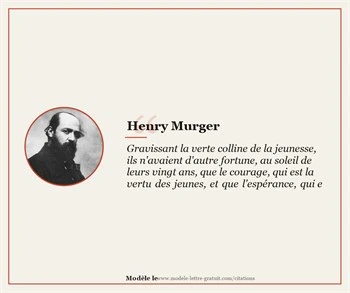 Citations Henry Murger