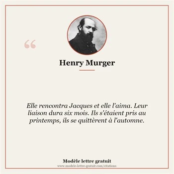 Citation Henry Murger