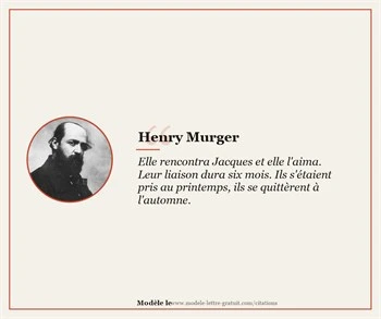 Citations Henry Murger
