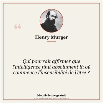 Citation Henry Murger
